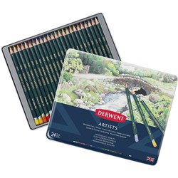 Derwent Artist Pencils Assorted Tin Pack Of 24 