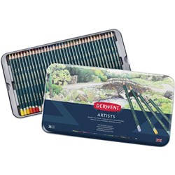 Derwent Artist Pencils Assorted Tin Pack Of 36 