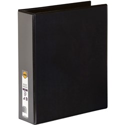 Marbig Clearview Insert Binder A4 3D Ring 50mm Black 