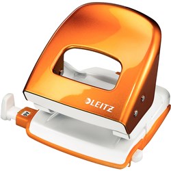 Leitz Nexxt Series Hole Punch WOW Metal 2 Hole 30 Sheet Orange