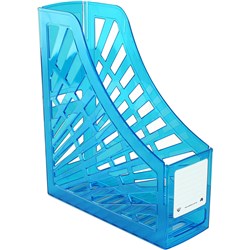 Italplast Neon Magazine Holder Neon Blue  