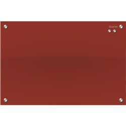 QUARTET INFINITY GLASS BOARD 895x635mm Red Office Series