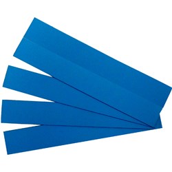 Quartet Magnetic Strips 22x 150mm Blue Pack Of 25 