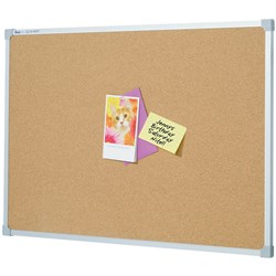 Quartet Penrite Corkboard 900 x 600mm Aluminium Frame 