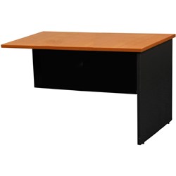 Logan Desk Return 900W x 600D x 730mmH Beech And Ironstone