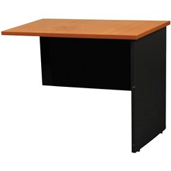 Logan Desk Return 1200W x 600D x 730mmH Beech and Ironstone