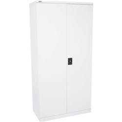 Rapidline Go Swing Door Steel Cupboard 910W x 450D x 1830mmH Silver Grey