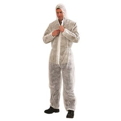 Disposable Coveralls White Medium  