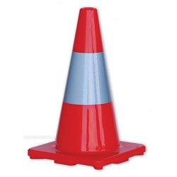 Zions Traffic Cone Reflective 450mm Orange 