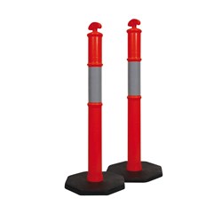 Zions T-Top Hi-Vis Bollard with Reflective Band 6kg 