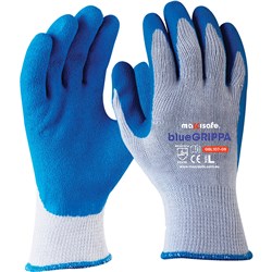 Maxisafe Synthetic Coat Gloves Blue Grippa Glove 