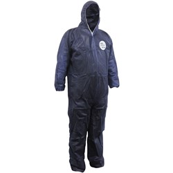 Maxisafe Chemguard Disposable Coveralls SMS Medium Blue 