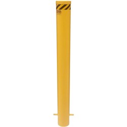 FROMM Permanent Round Bollard In ground Yellow 140mm Diameter 1066mm High