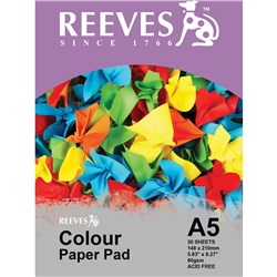 Reeves Colour Pad A5 80gsm 30 Sheet  