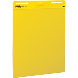 Post-It Super Sticky Easel Pads 635x762mm Yellow  