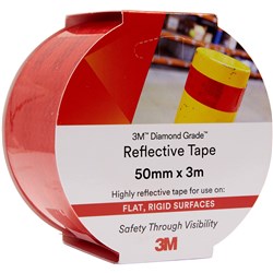 3M Diamond Grade Reflective Tape 50mm x 3m Red 