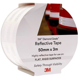 3M Diamond Grade Reflective Tape 50mm x 3m White 