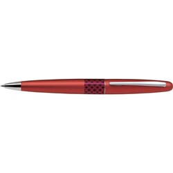 Pilot MR3 Ballpoint Pen Medium 1mm Wave Metallic Red Barrel Black Ink