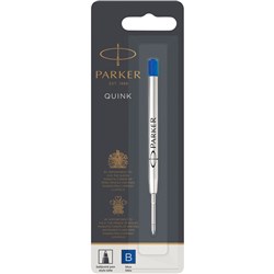 Parker Quink Ballpoint Pen Refill Broad 1.2mm Blue  