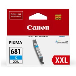 Canon Pixma CLI681XXLC Ink Cartridge Extra High Yield Cyan