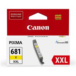 Canon Pixma CLI681XXLY Ink Cartridge Extra High Yield Yellow