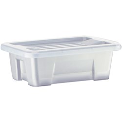 Italplast 1 Litre Storage+ Modular Storage Box With Lid Graphite