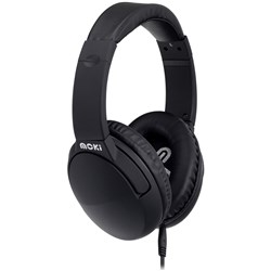 Moki Noise Cancellation Headphones With Microphone Black