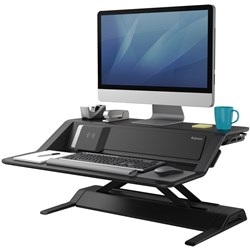 Fellowes Lotus DX Sit-Stand Workstation 832W x 616D 100-443mmH Black