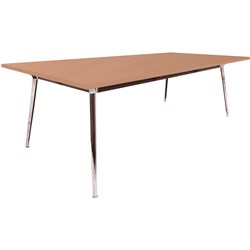 Rapidline Rapid Air Boardroom Table 2400W x 1200D x 750mmH Beech / Black