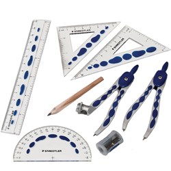 Staedtler Math Set Pro Grip 8 Piece  