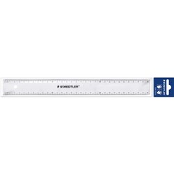 Staedtler Plastic Ruler 30cm Clear  