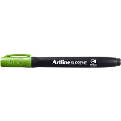 Artline Supreme Markers Metallic Bullet 1mm Green Pack Of 12