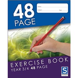 Sovereign Exercise Book Year 3 & 4 225x175mm Ruled 48 Page  