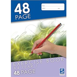 Sovereign Exercise Book A4 Year 1 Ruled 48 Page  