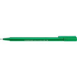 Staedtler 338 Triplus Broadliners Broad 0.8mm Green Box of 10