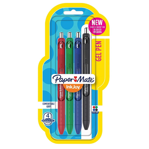 Pens - Papermate Inkjoy Gel 0.7 Business Assorted Pack 4 - SPS Office ...